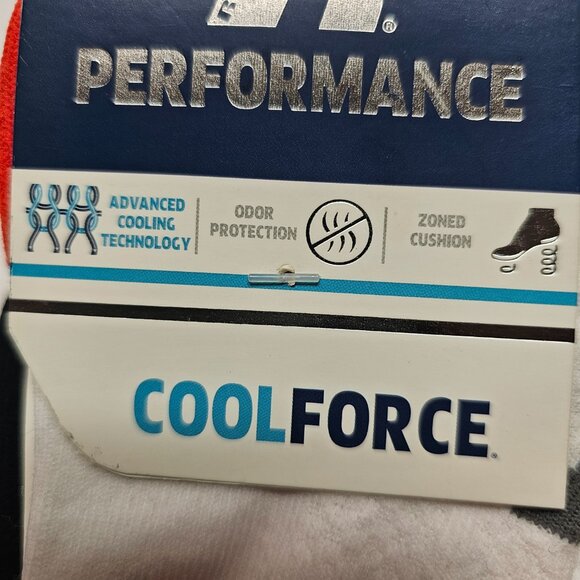 New Cool Force Advance Cooling Technology Socks 3 Mens No Shows Shoe Size 6 -12 - Picture 13 of 16